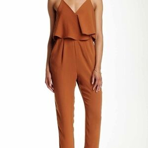 Astr Terracotta Jumpsuit